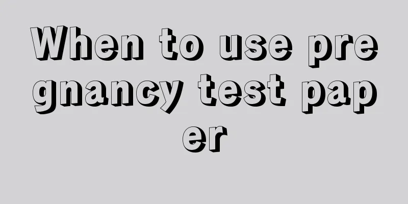 When to use pregnancy test paper