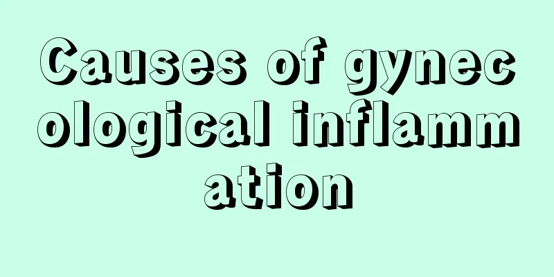 Causes of gynecological inflammation