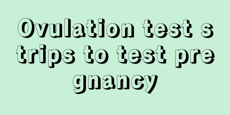 Ovulation test strips to test pregnancy