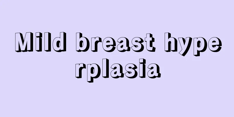 Mild breast hyperplasia