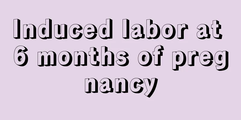 Induced labor at 6 months of pregnancy