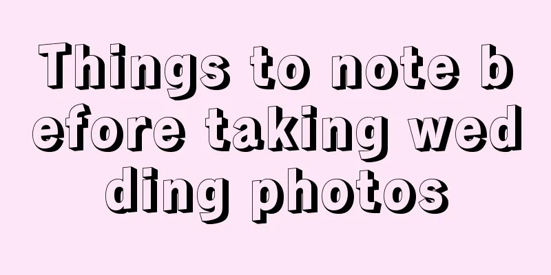 Things to note before taking wedding photos