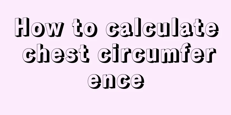 How to calculate chest circumference