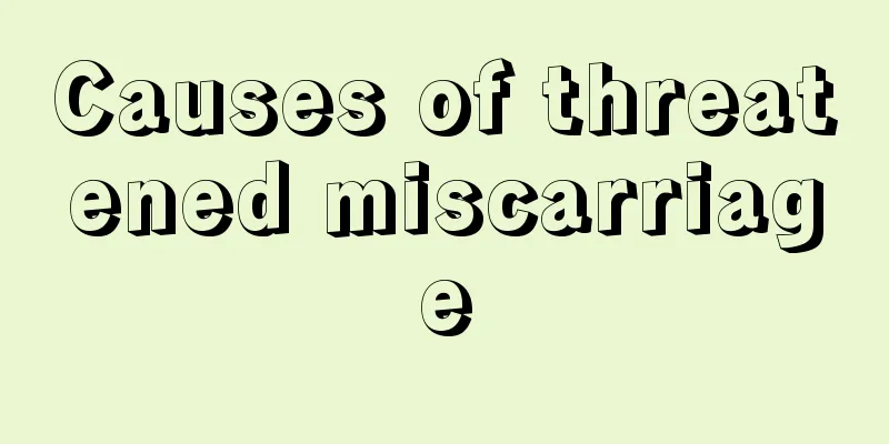 Causes of threatened miscarriage