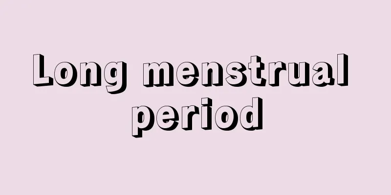 Long menstrual period