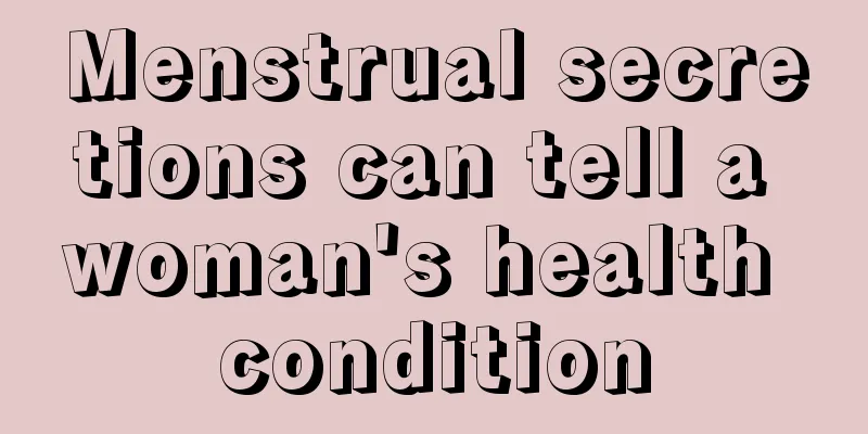 Menstrual secretions can tell a woman's health condition