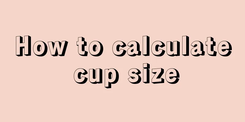 How to calculate cup size