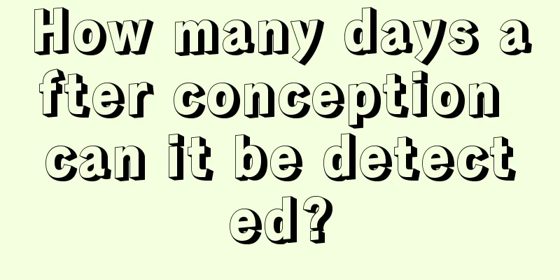 How many days after conception can it be detected?