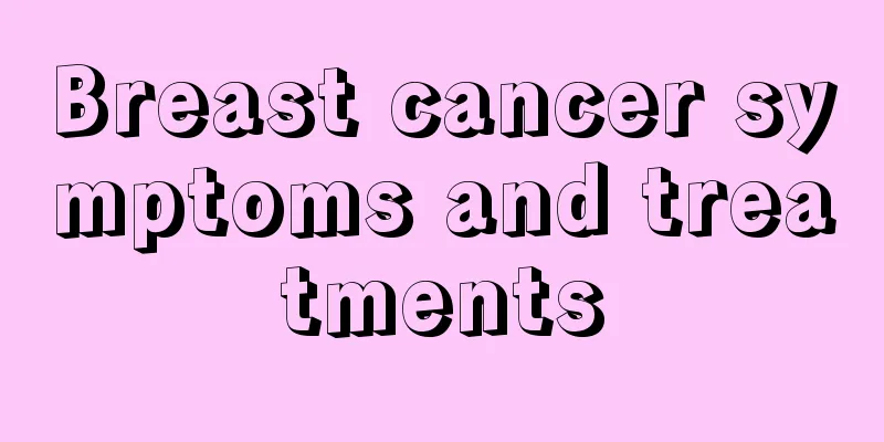 Breast cancer symptoms and treatments