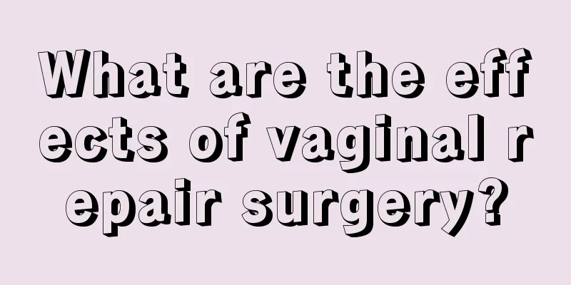 What are the effects of vaginal repair surgery?