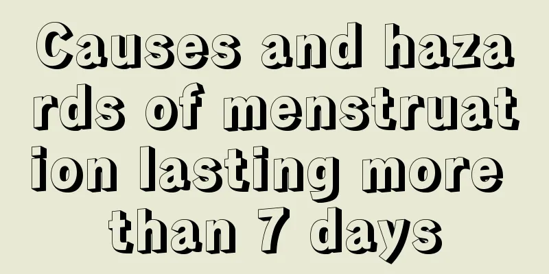 Causes and hazards of menstruation lasting more than 7 days