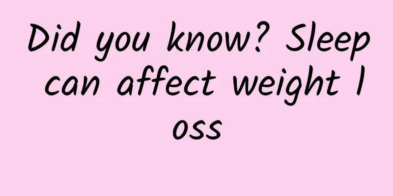 Did you know? Sleep can affect weight loss