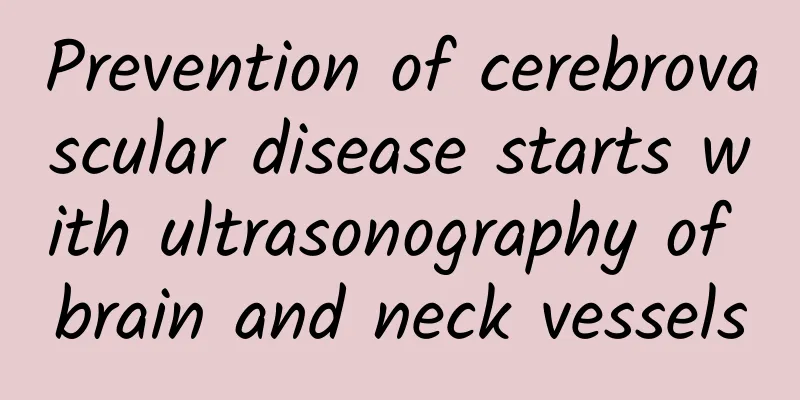 Prevention of cerebrovascular disease starts with ultrasonography of brain and neck vessels