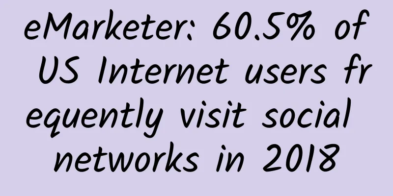 eMarketer: 60.5% of US Internet users frequently visit social networks in 2018