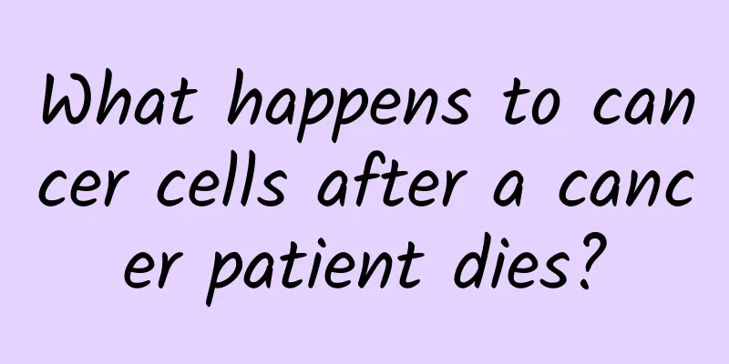 What happens to cancer cells after a cancer patient dies?