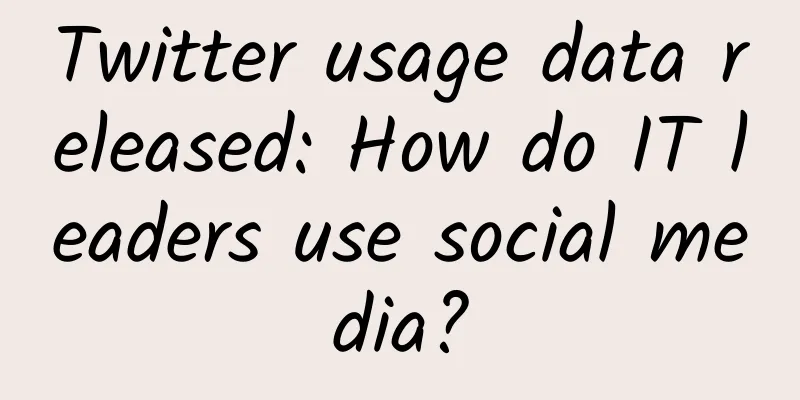 Twitter usage data released: How do IT leaders use social media?