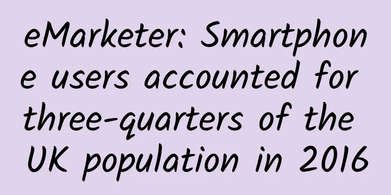 eMarketer: Smartphone users accounted for three-quarters of the UK population in 2016