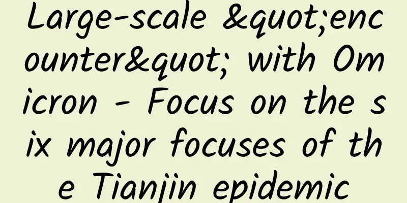 Large-scale "encounter" with Omicron - Focus on the six major focuses of the Tianjin epidemic